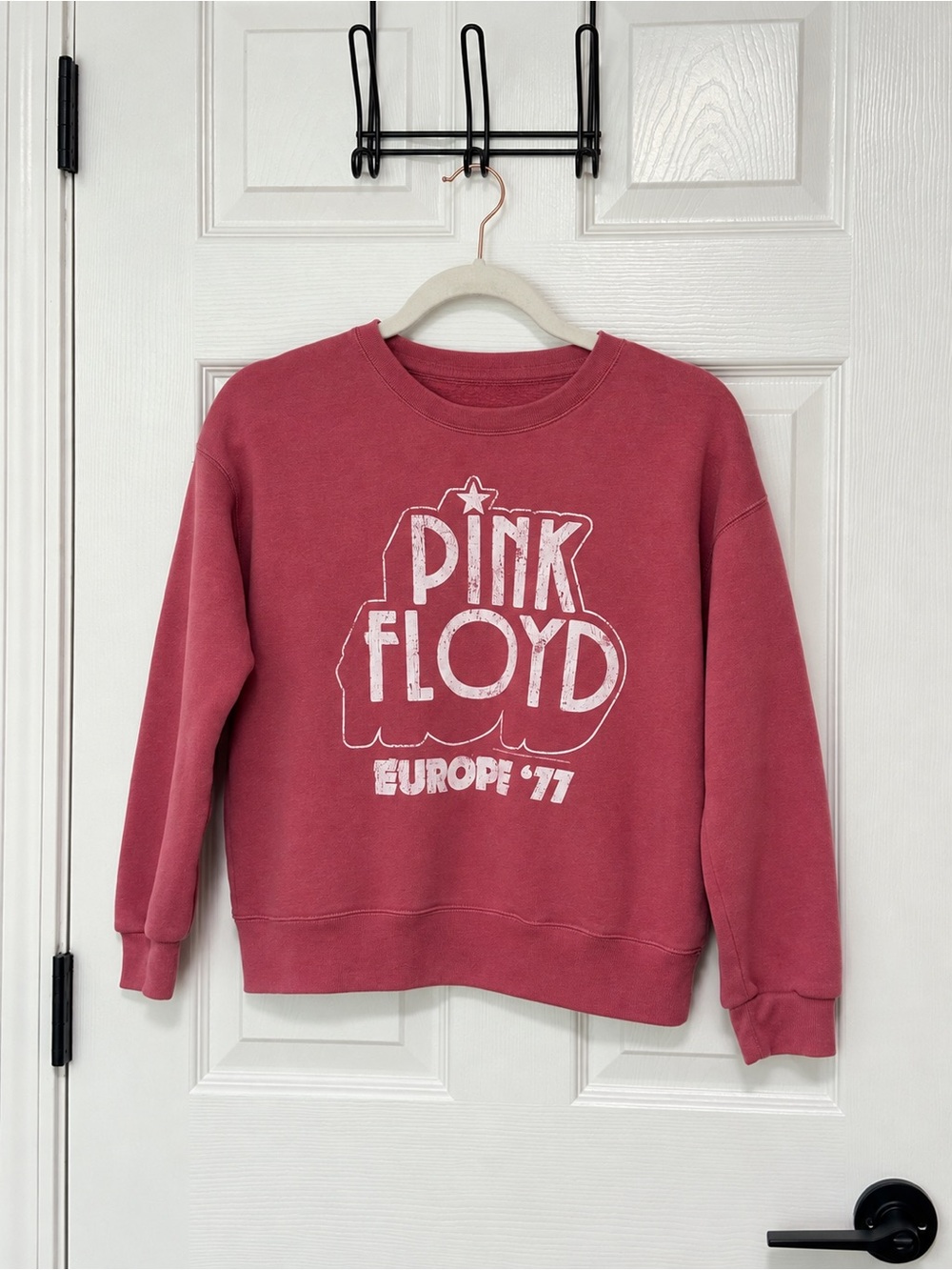 Abercrombie Kids Pink Floyd Sweatshirt Girls 11/12 Pink Graphic Crewneck Vintage